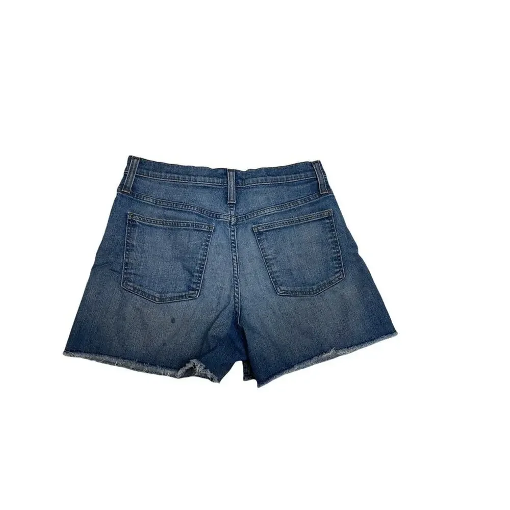 J Crew High-rise denim short in Brixton wash Size 29 G0272 Raw Hem Distressed